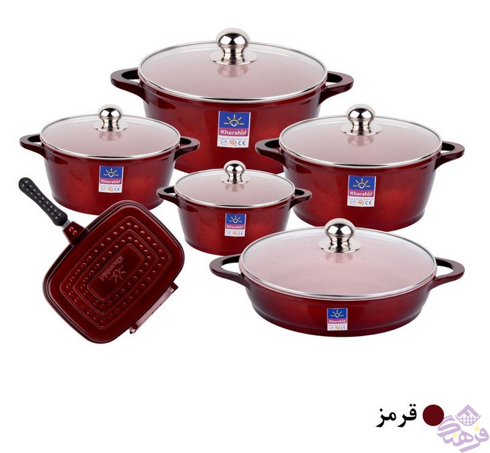 سرویس قابلمه 12پارچه گرانیت خورشید