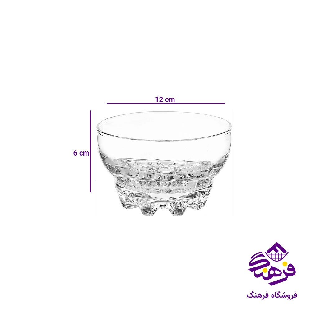 پیاله بلور کاوه مدل ازالیا 4 (6 عددی)