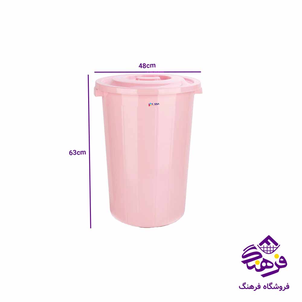 سطل تسا مدل لوکس 80لیتر کد657