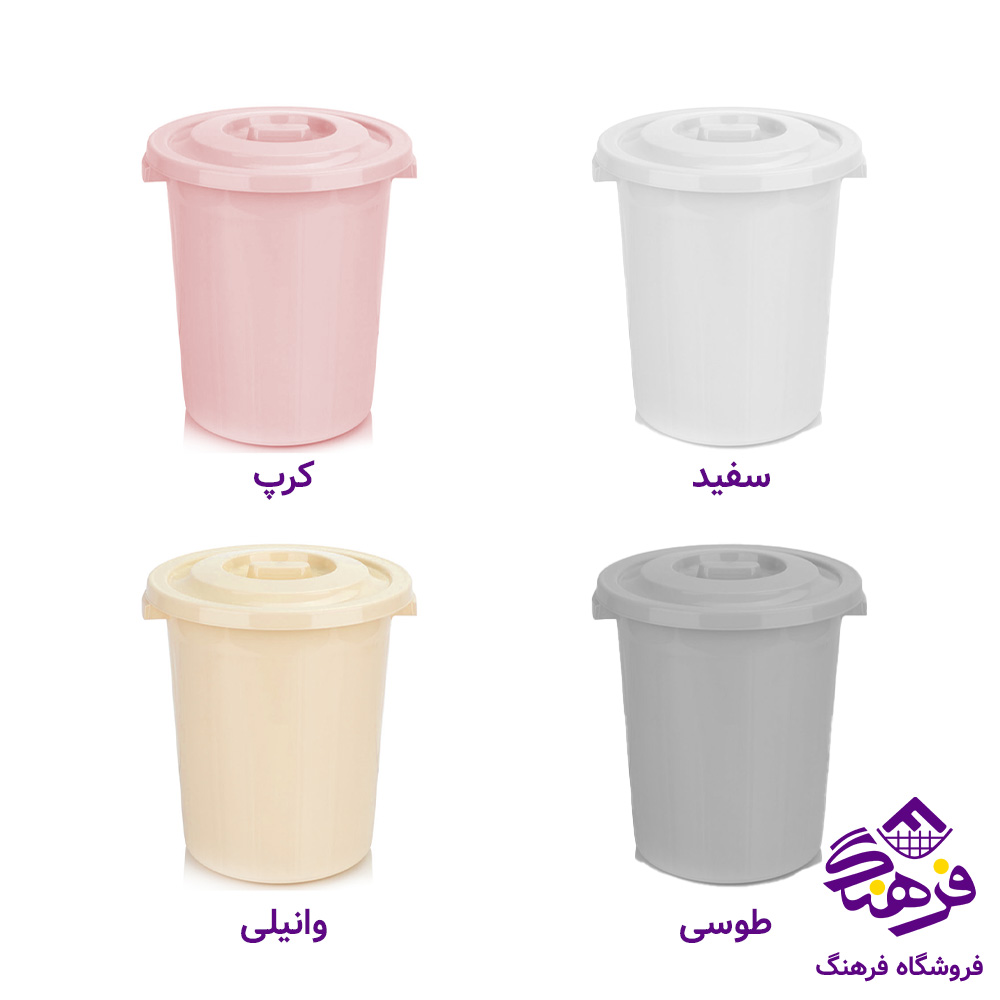 سطل رضا گرد 1-600