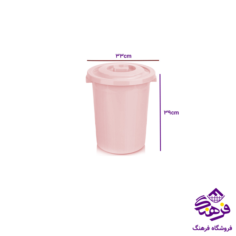 سطل رضا گرد 2-610