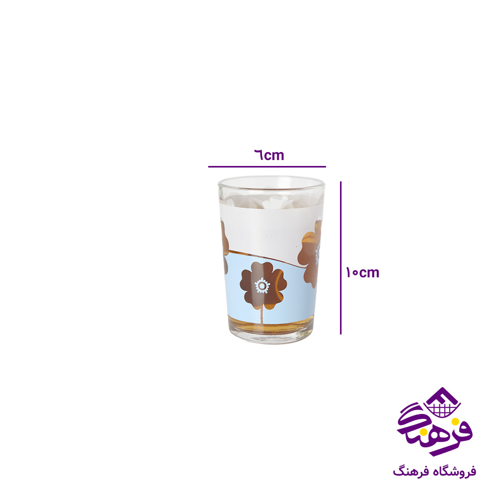 لیوان پولکی چاپی فله کاوه (48عددی)