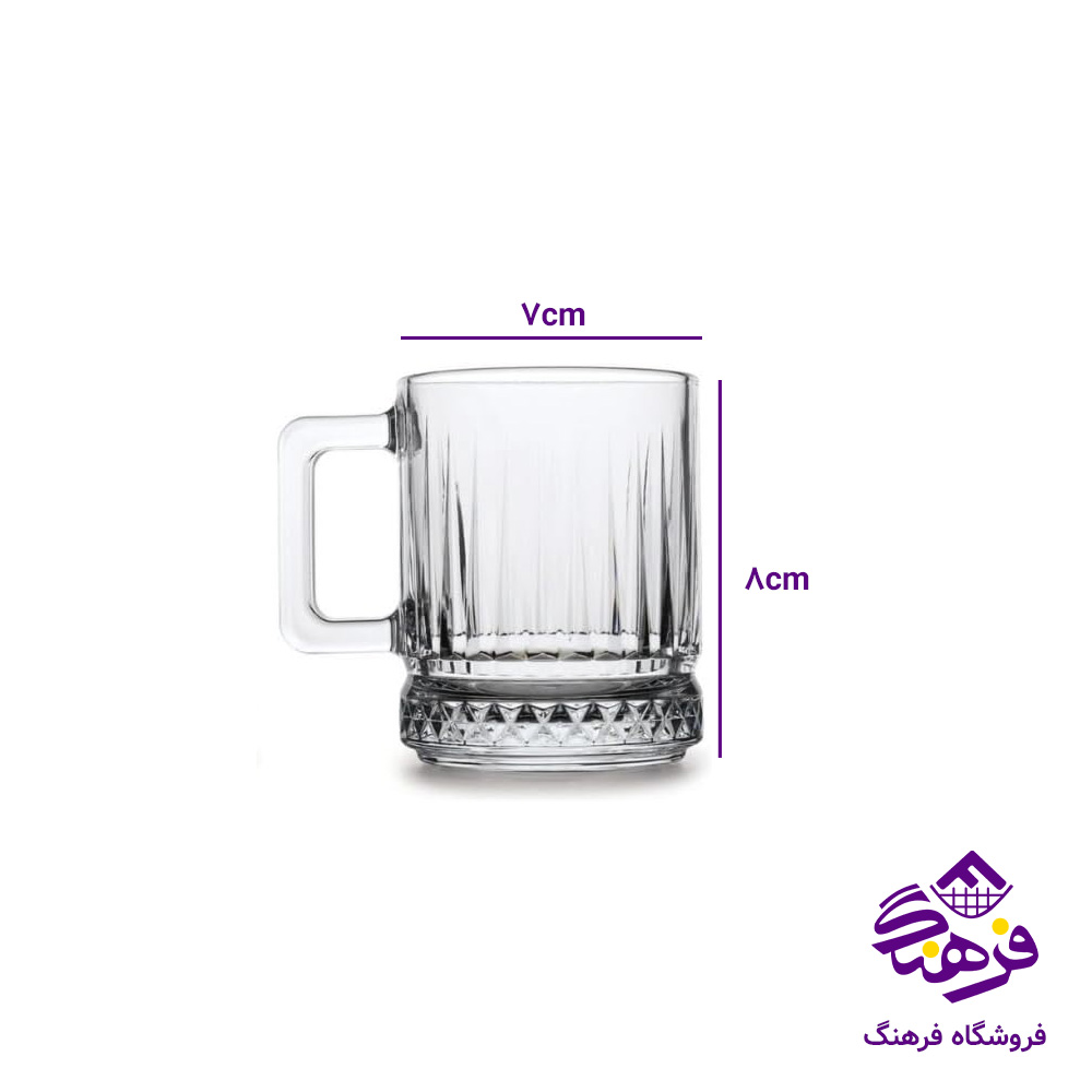 نیم لیوان اسلو دسته دار کادو کاوه (6دک)