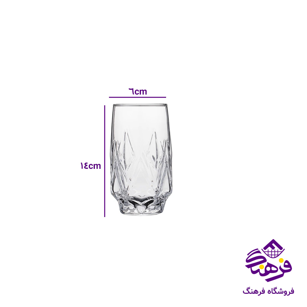 لیوان کوئین 360 کادو نوری (8دک)