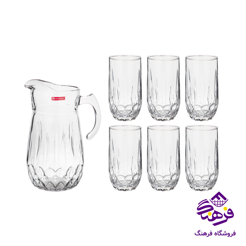 پارچ و لیوان موزر کادو نوری (4دک)