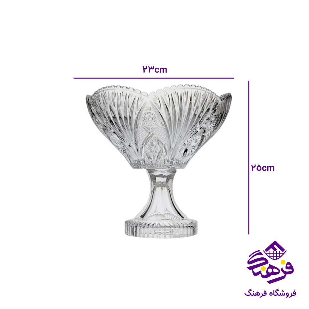 کاسه اجیل ارامیس پایه دار کادو نوری (4دک)