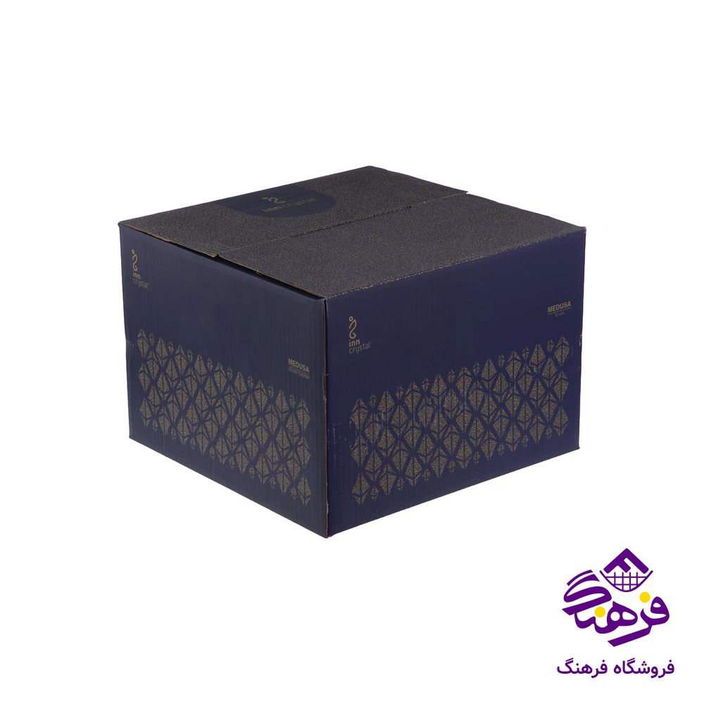 کاسه نیم گود مدوزا پایه دار کادو نوری (4دک)