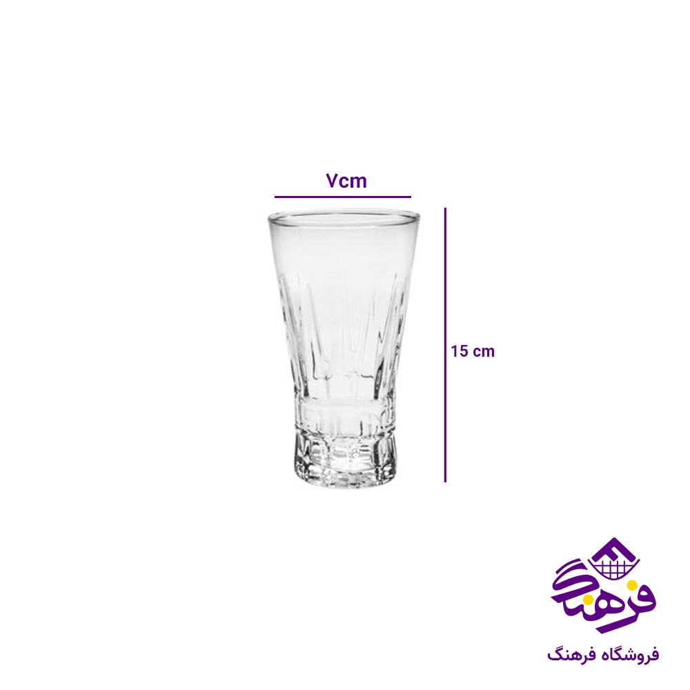 پارچ و لیوان بلور کاوه مدل ورساچه 