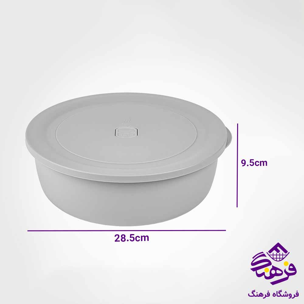 ظرف نگهدارنده لیمون مدل گرد 4 لیتر 