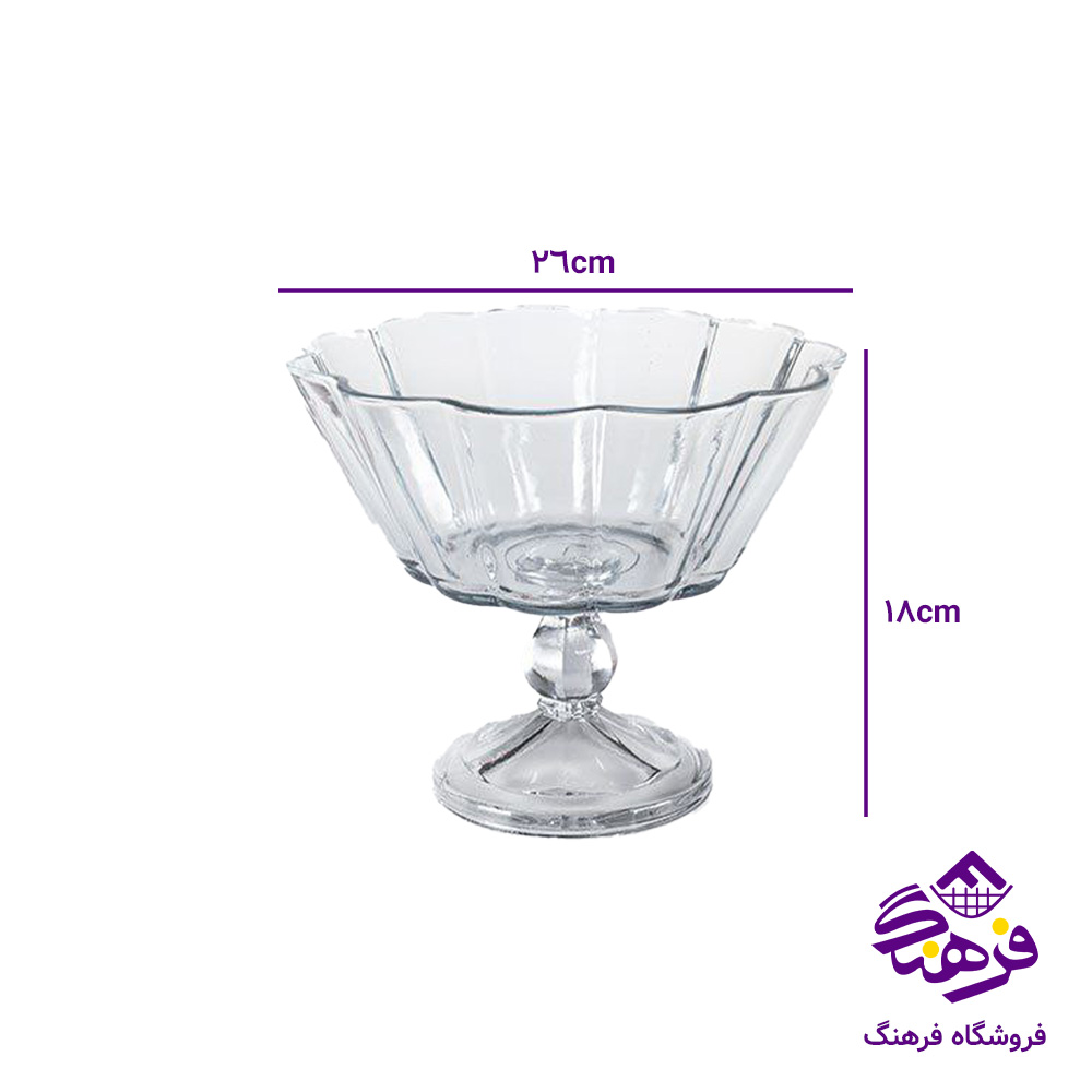 کاسه الینور 24 پایه دار کادو کاوه (4دک)