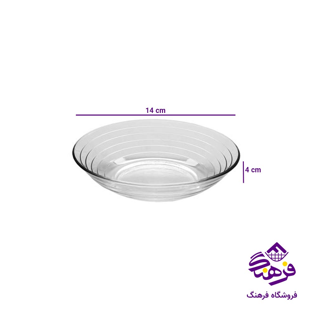 کمپوت خوری بلور کاوه مدل لیزا (6 عددی) 