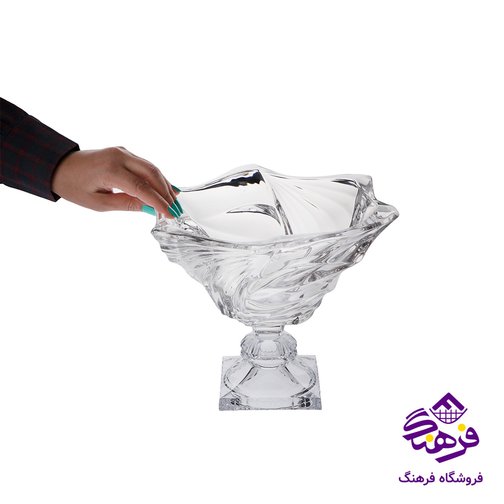 کاسه اجیل پارادیسو پایه دار کادو نوری (4دک)