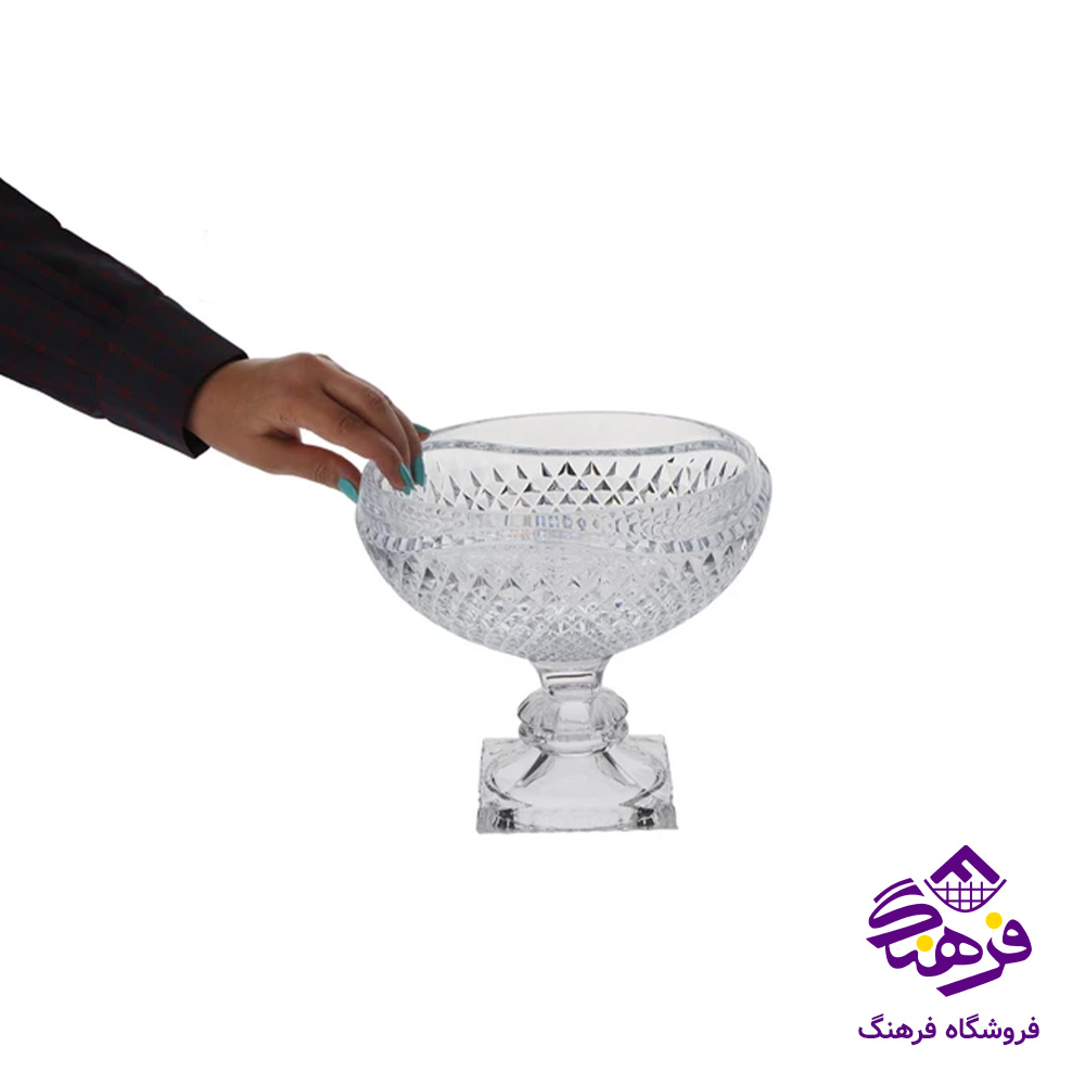 کاسه اجیل مدوزا پایه دار کادو نوری