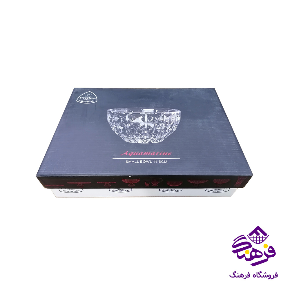 پیاله اکوامارین کادو نوری (6دک)