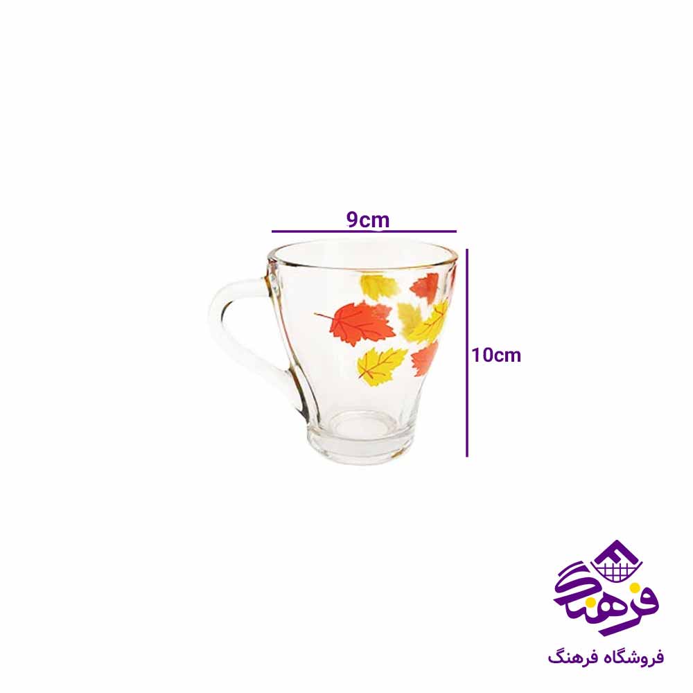 لیوان فلورانس چاپی فله کاوه (36عددی)