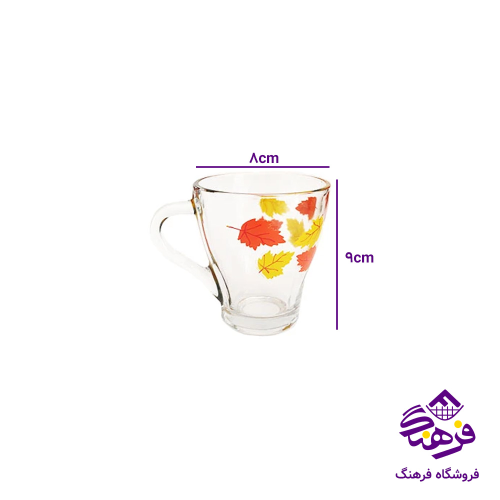 لیوان فلورانس چاپی فله کاوه (36عددی)
