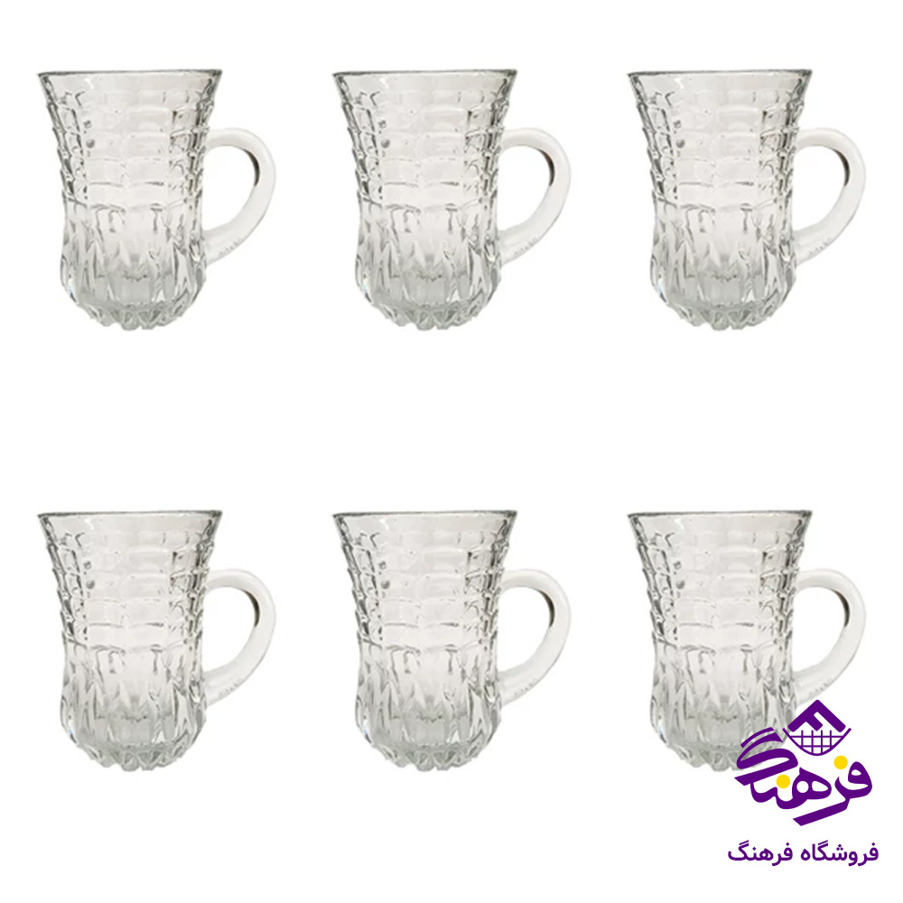استکان گاندو دسته دار کادو کاوه 6دک