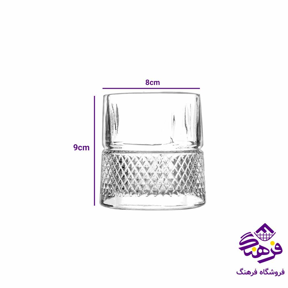  لیوان بلور کاوه مدل اژاکس (6عددی)