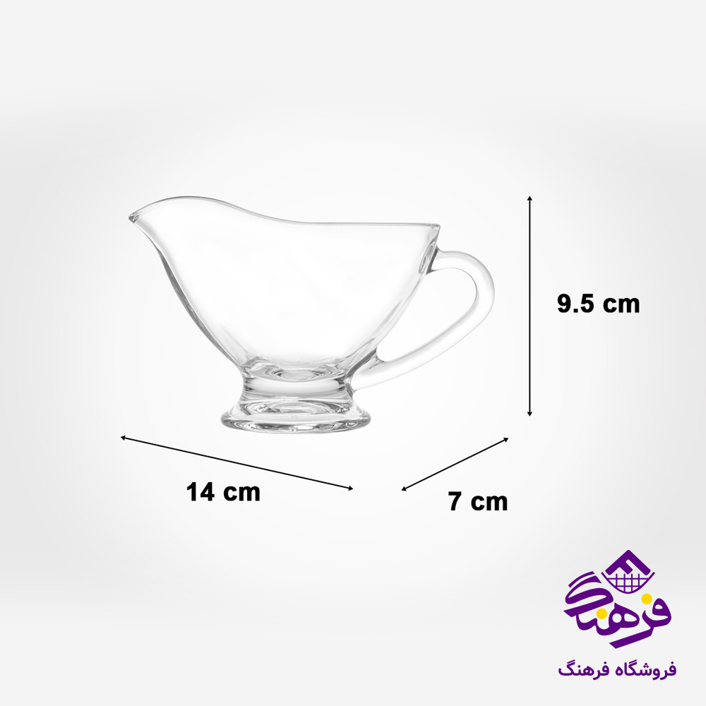 سس خوري ليمون شيشه اي دسته دار