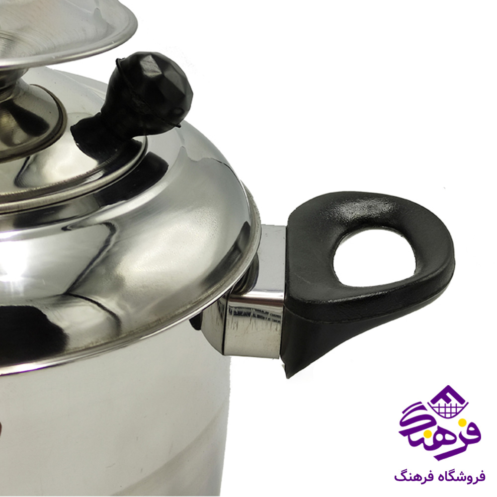 کتری استیل ایرانی 9شیردار الیکا . شقایق