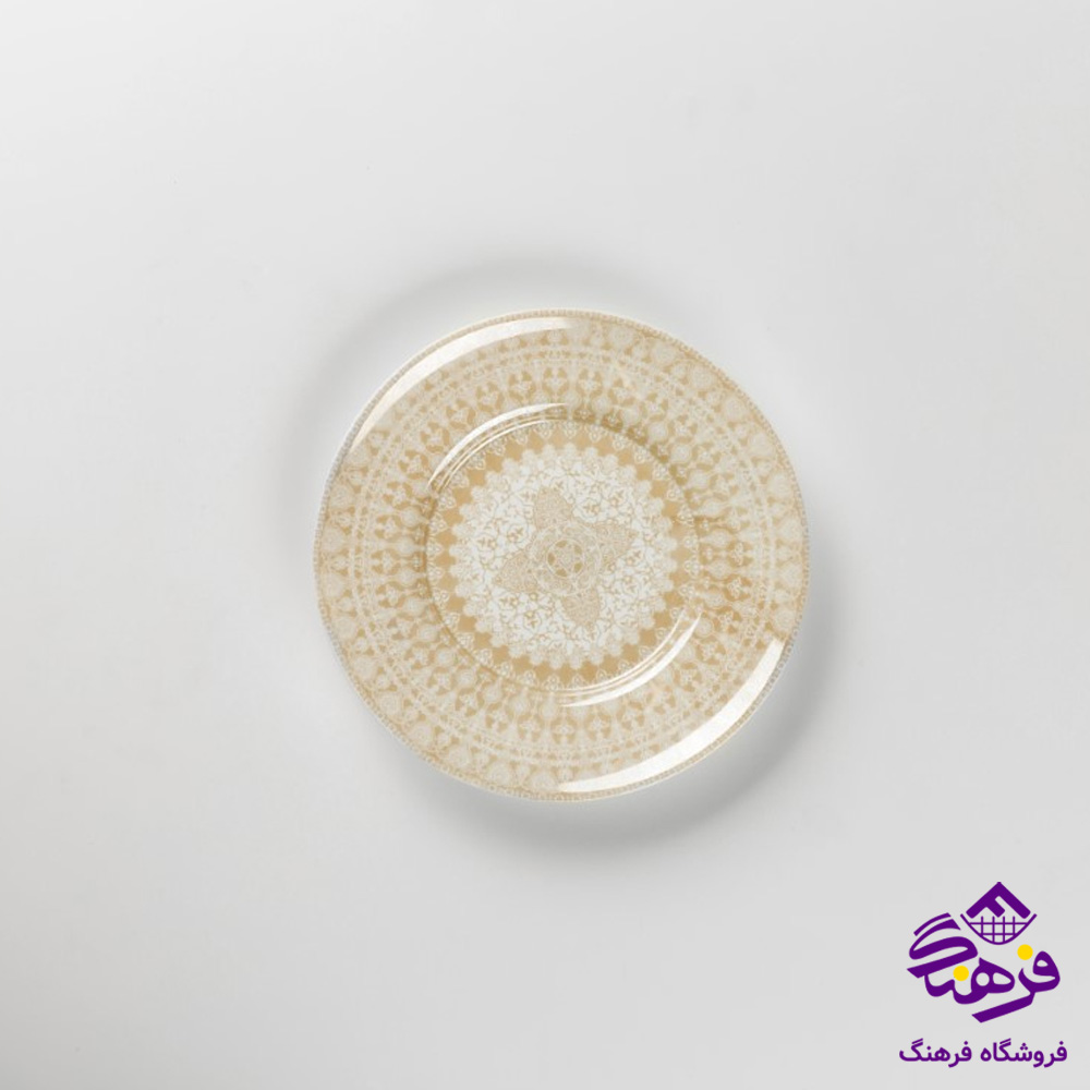 سرویس 26پارچه بن ایسان عسلی گلدن اپال