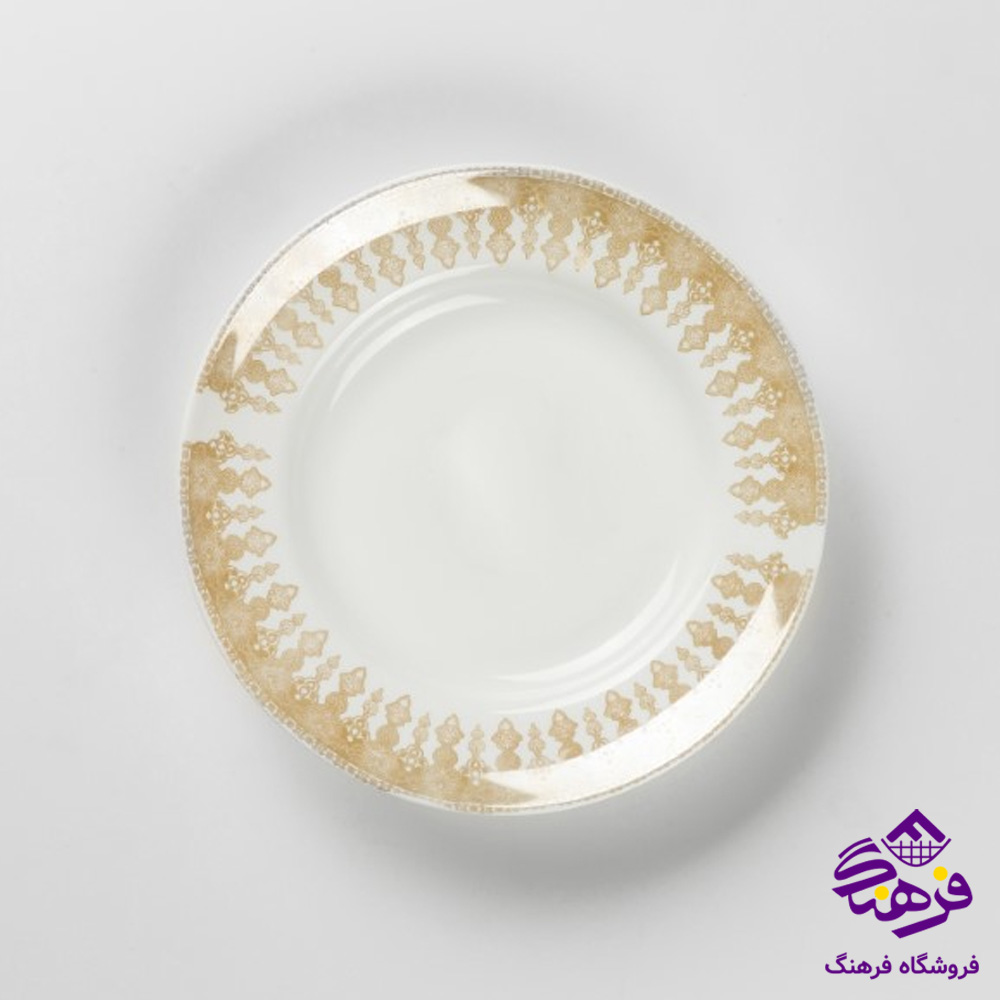 سرویس 26پارچه بن ایسان عسلی گلدن اپال