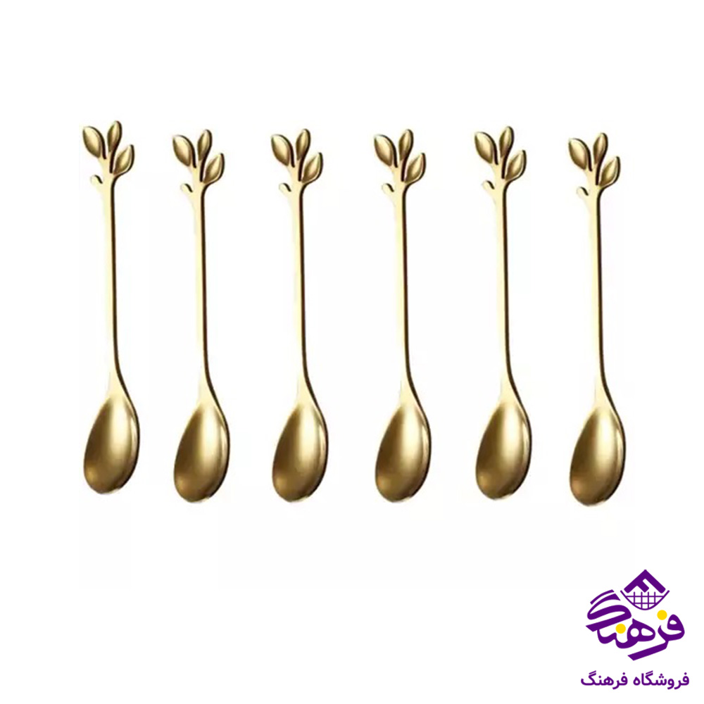 قاشق چای برگ طلایی 20