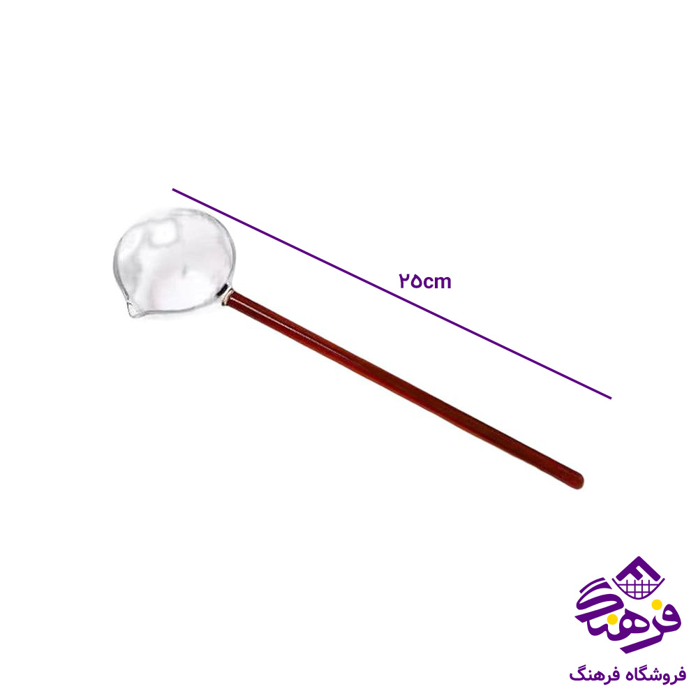 ملاقه پیرکس دسته رنگی