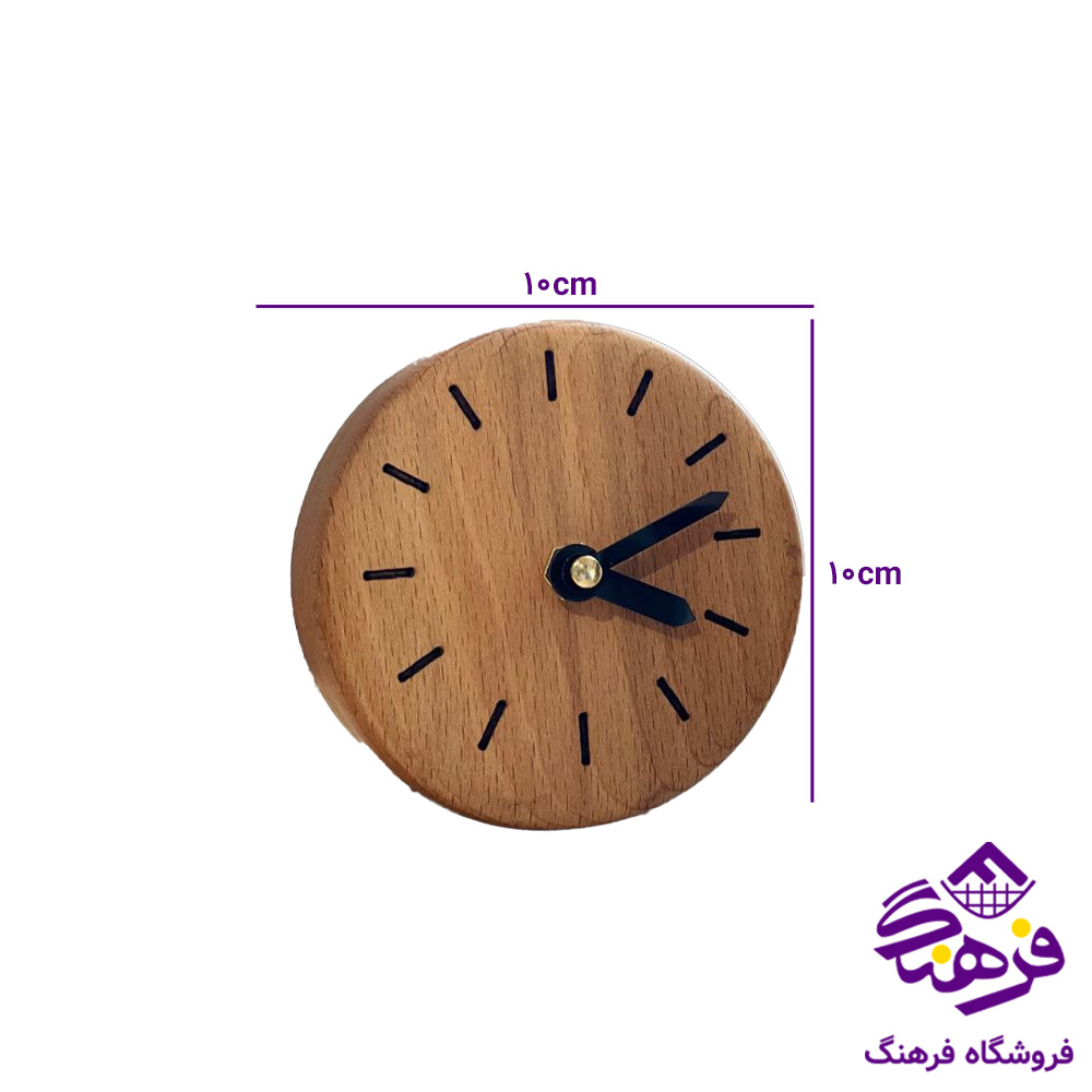 ساعت روميزي رايکا چوبي