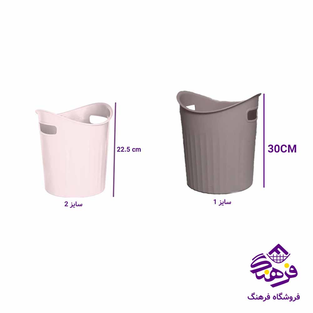 سطل کاغذ زیباسازان مدل انیکاسایز 2 