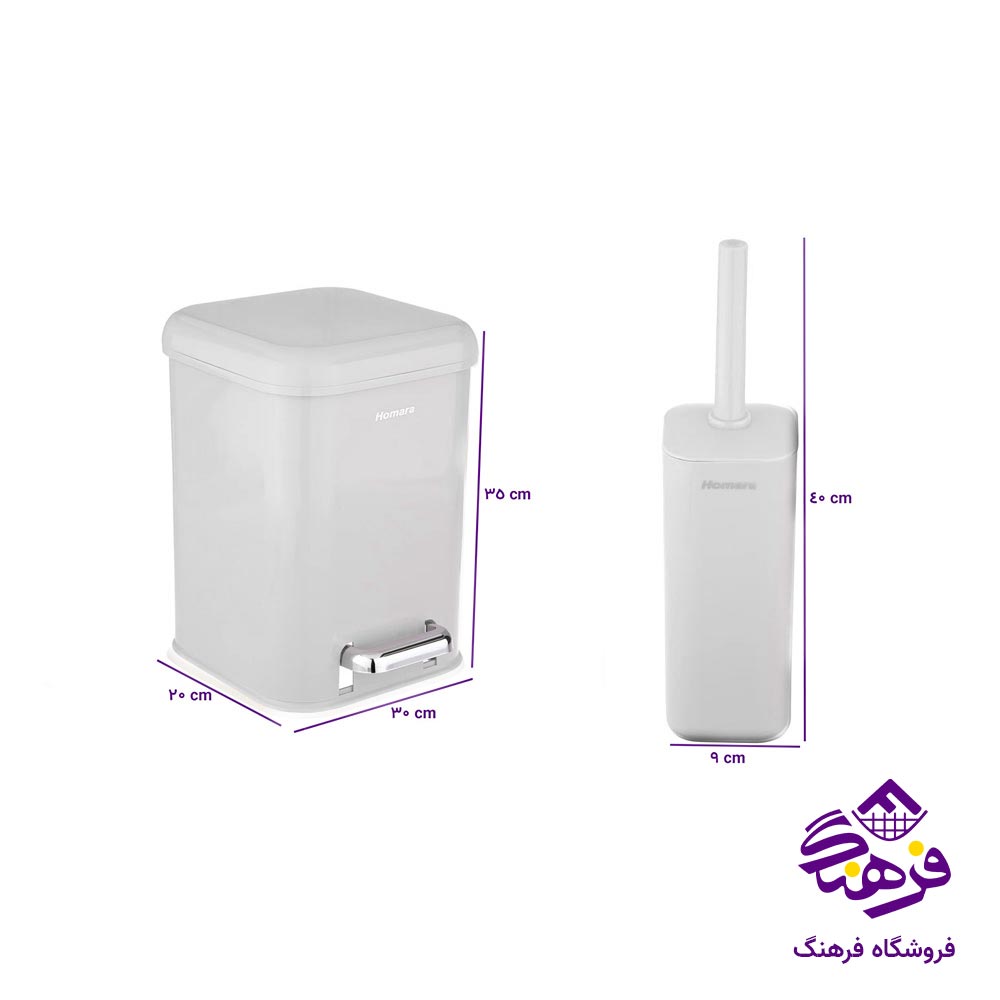 سطل و فرچه همارا مدل چهارگوش کد 660266