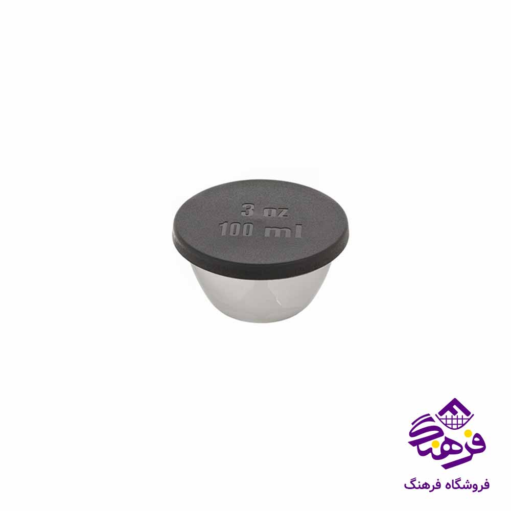 پیاله استیل درب دار لیمون 100 میلی لیتر (3 عددی)