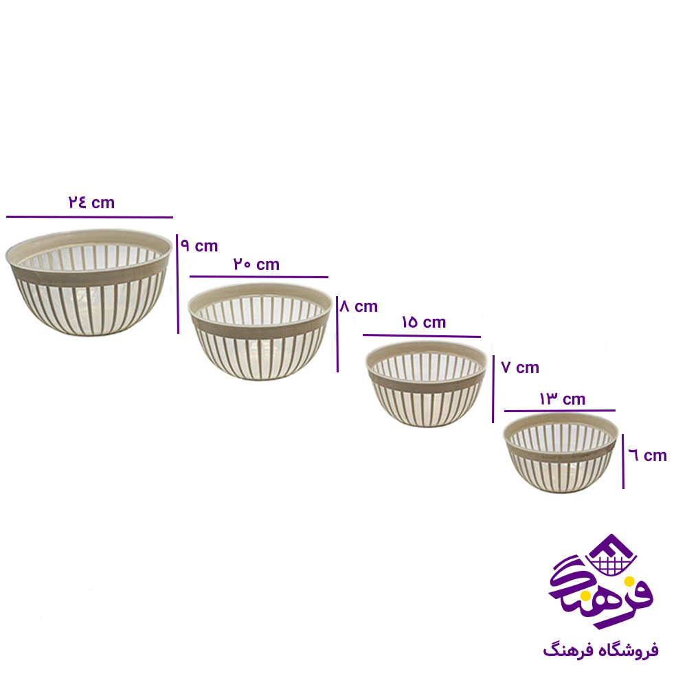 ست کاسه دومان درنا دربدار گرد 211