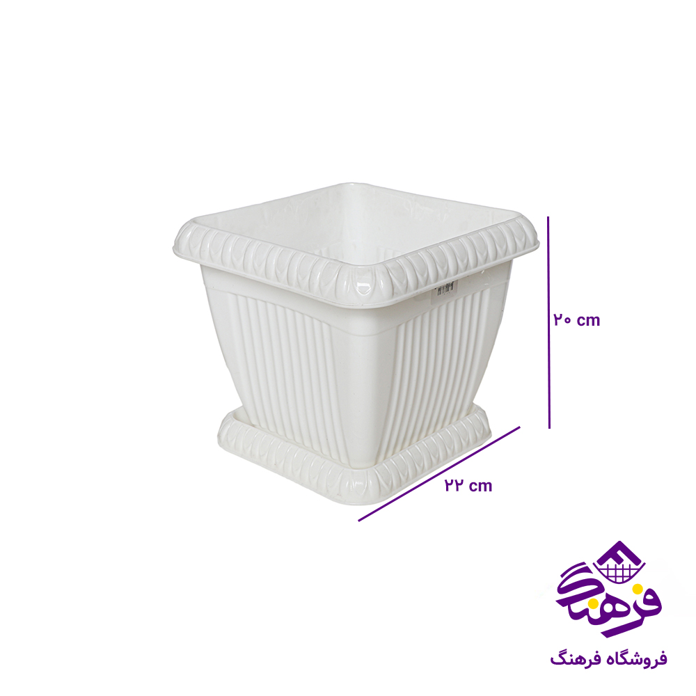 گلدان ایده ال مربع 104