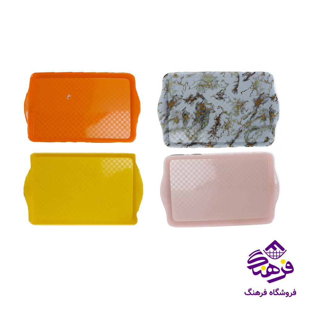 سینی ملامین 400 مشهد رنگی و طرحدار