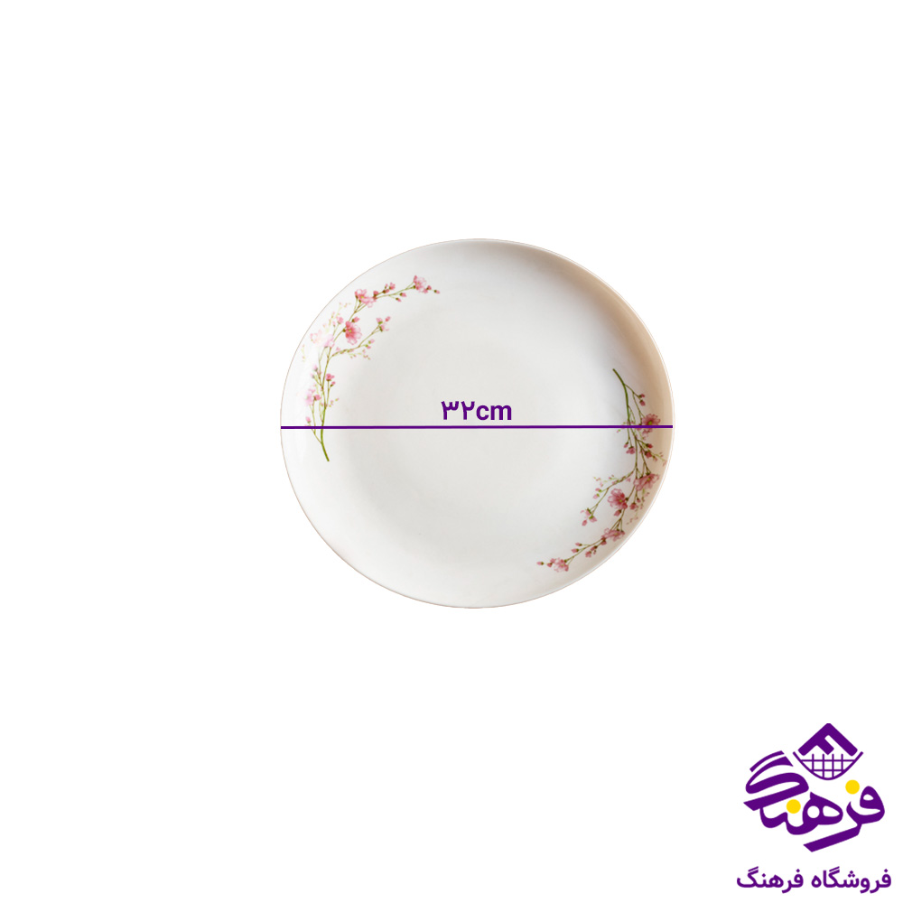 ديس گرد ديوالي بهار صورتي گلدن اپال 12دک