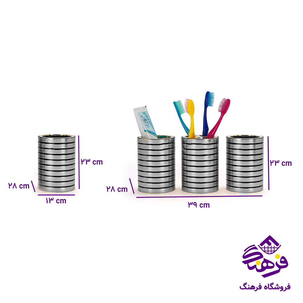 جامسواک تایلندی 3عددی سیلور 6079