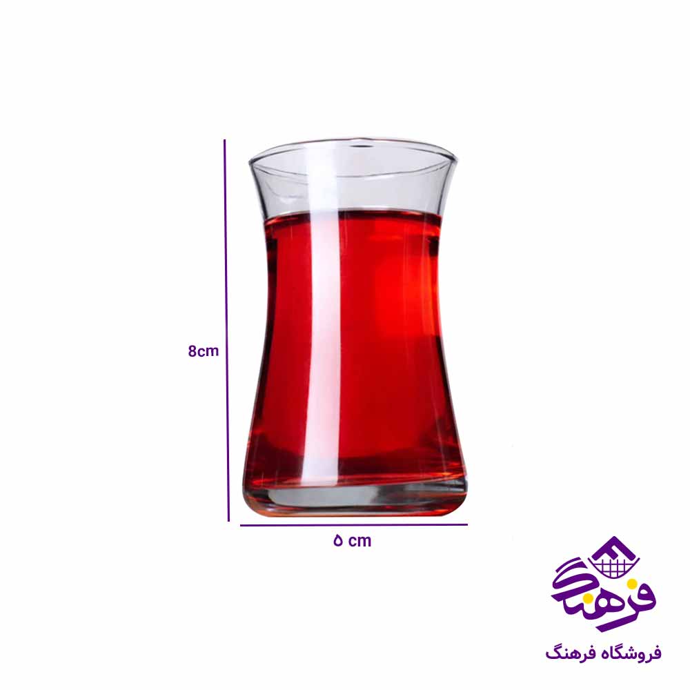 استکان بلور کاوه مدل ادانا150 (6عددی)  