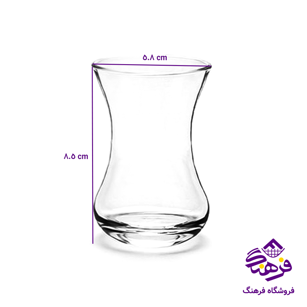 استکان اکوا اوين کادو زنگان 12دک 4012