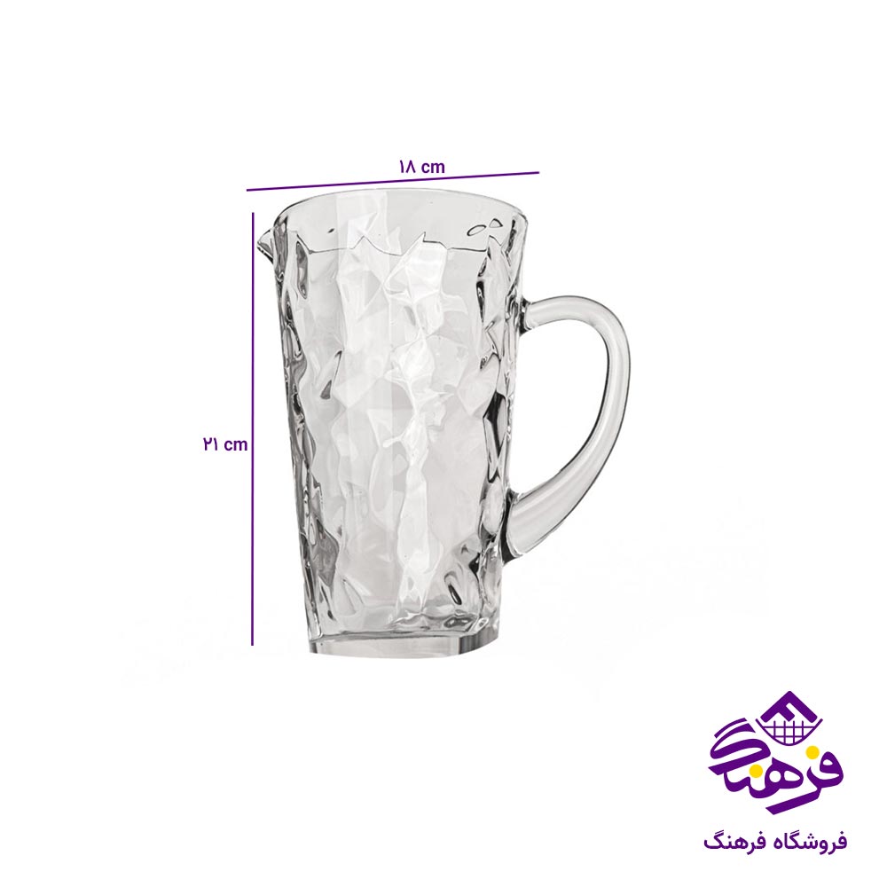 پارچ بلور زنگان مدل اوین 4010