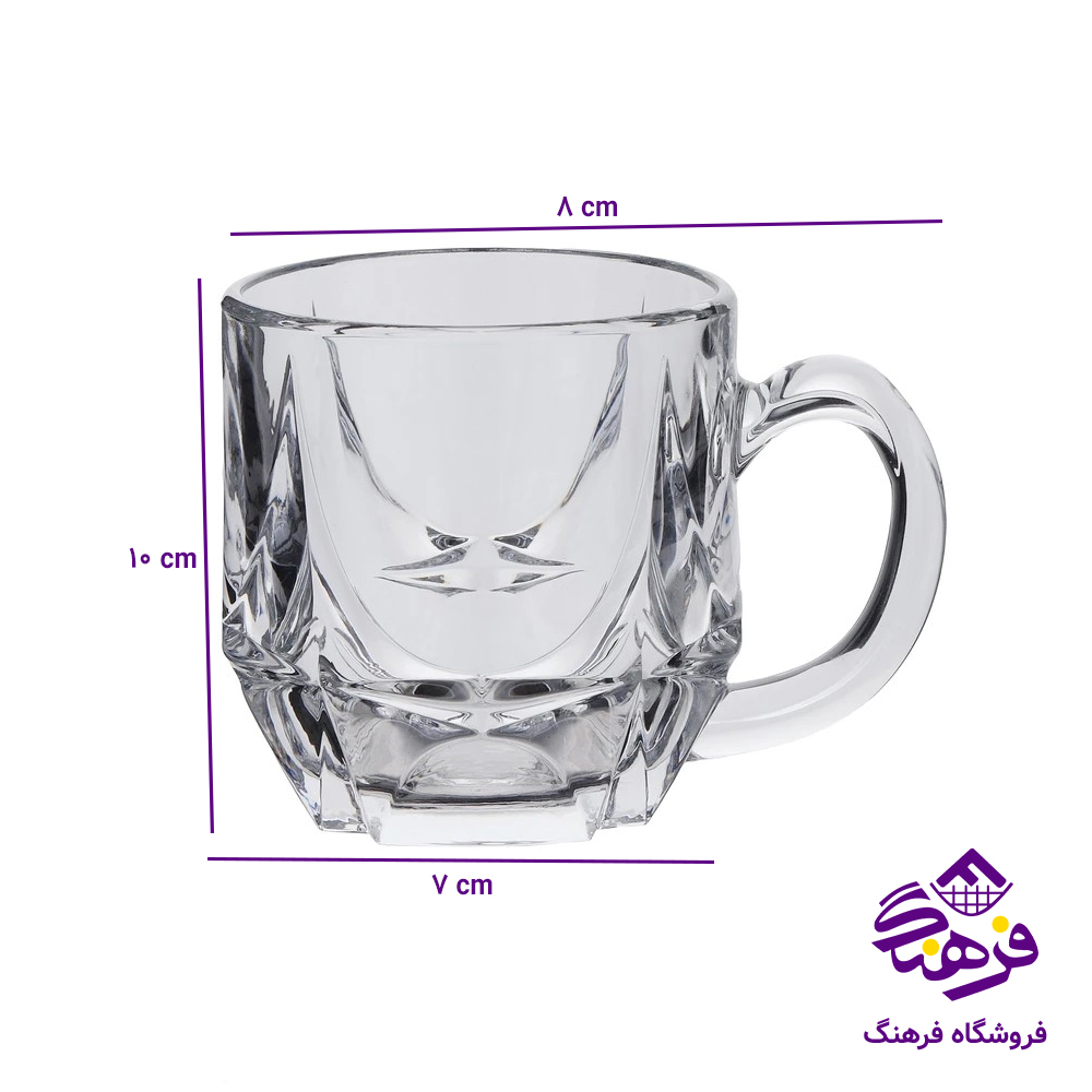 فنجان استاتيک کادو نوري 6دک