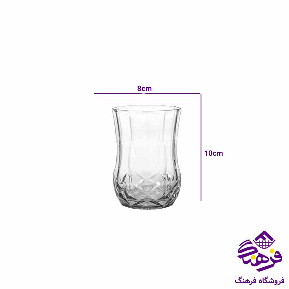  لیوان بلور کاوه مدل ریور (6عددی)