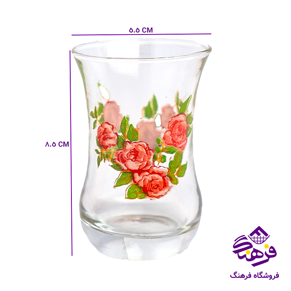 استکان گلجام1 چاپي پنجره اي کاوه 12دک