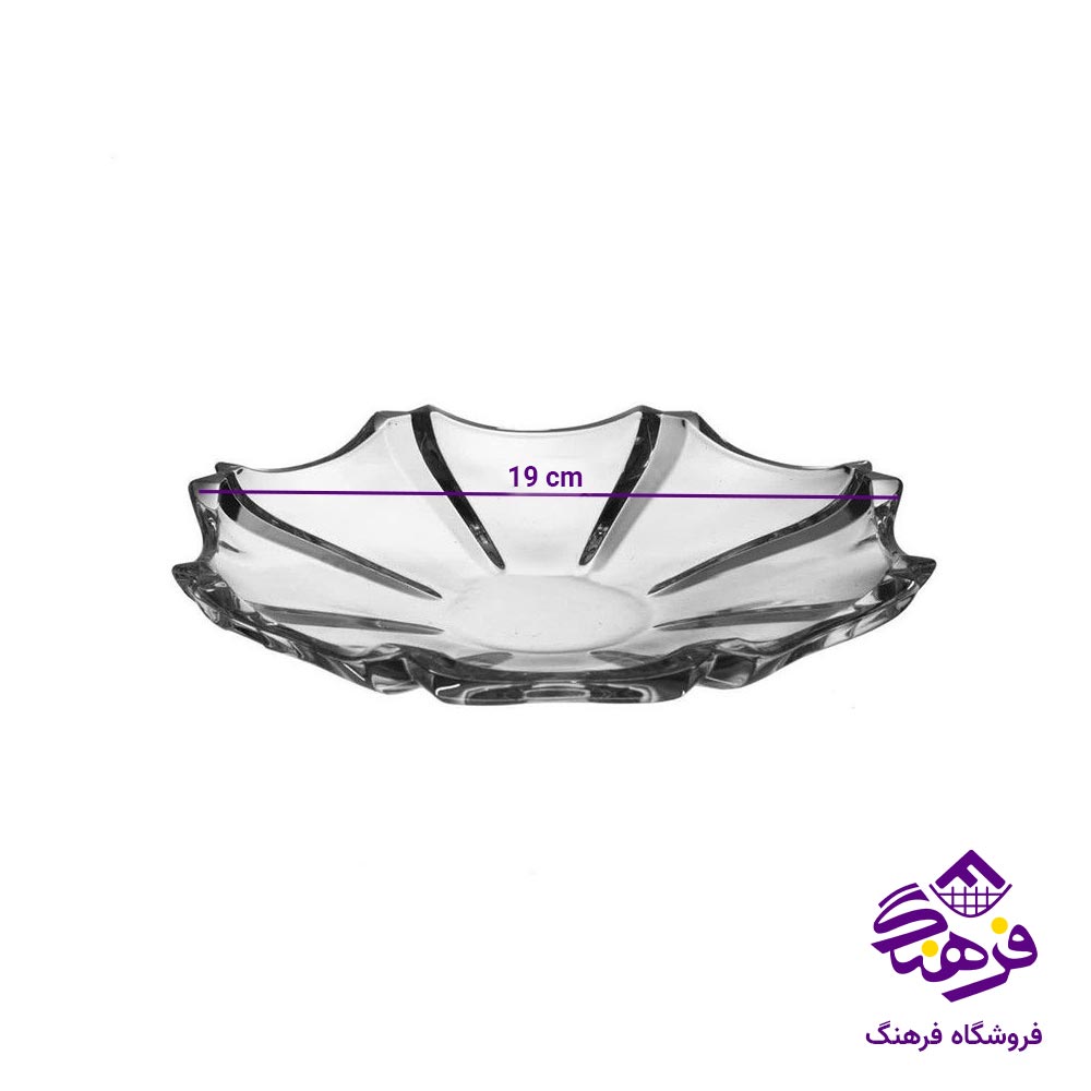 پیش دست بلور زنگان مدل سیسیلی 2001 ( 6 عددی )