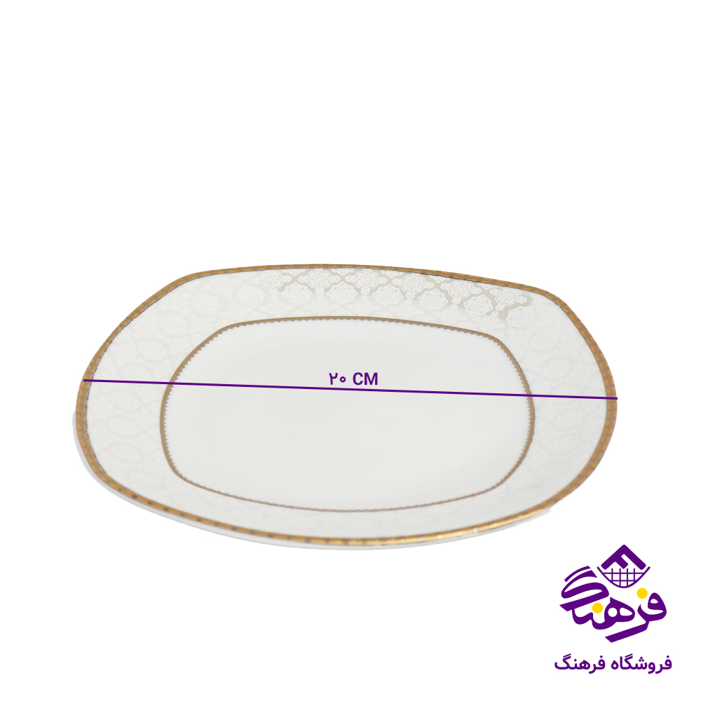پیش دست پارس 1806 طلایی مربع 6دک