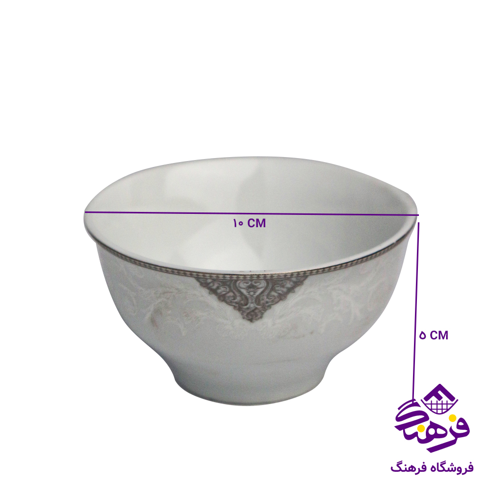 پیاله ترشی پارس 1806 طلایی گرد 03 12دک