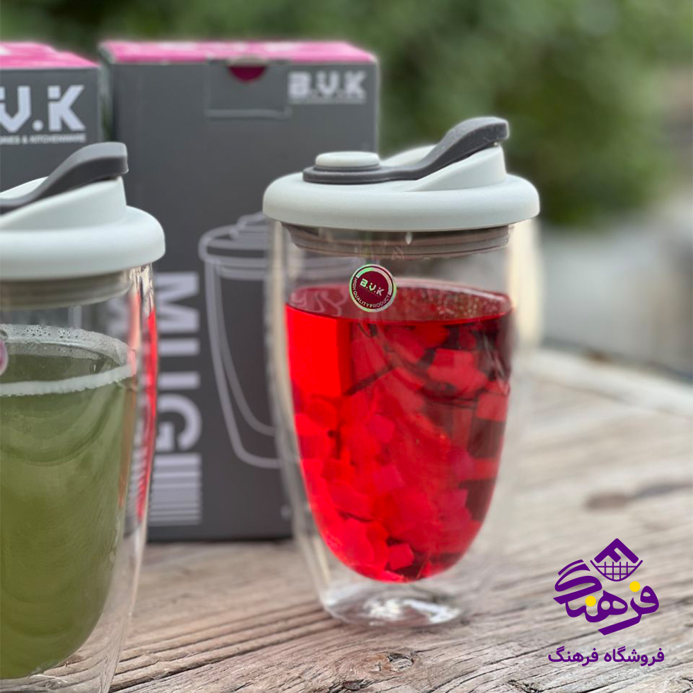 ماگ دوجداره 450ميل BVK