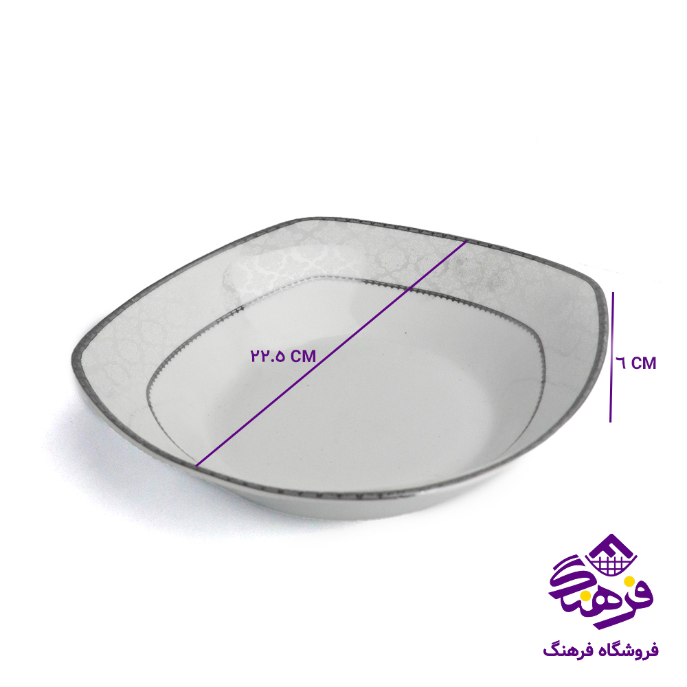 سالاد پارس 1803 پلاتین مربع 08 هرعدد 24دک