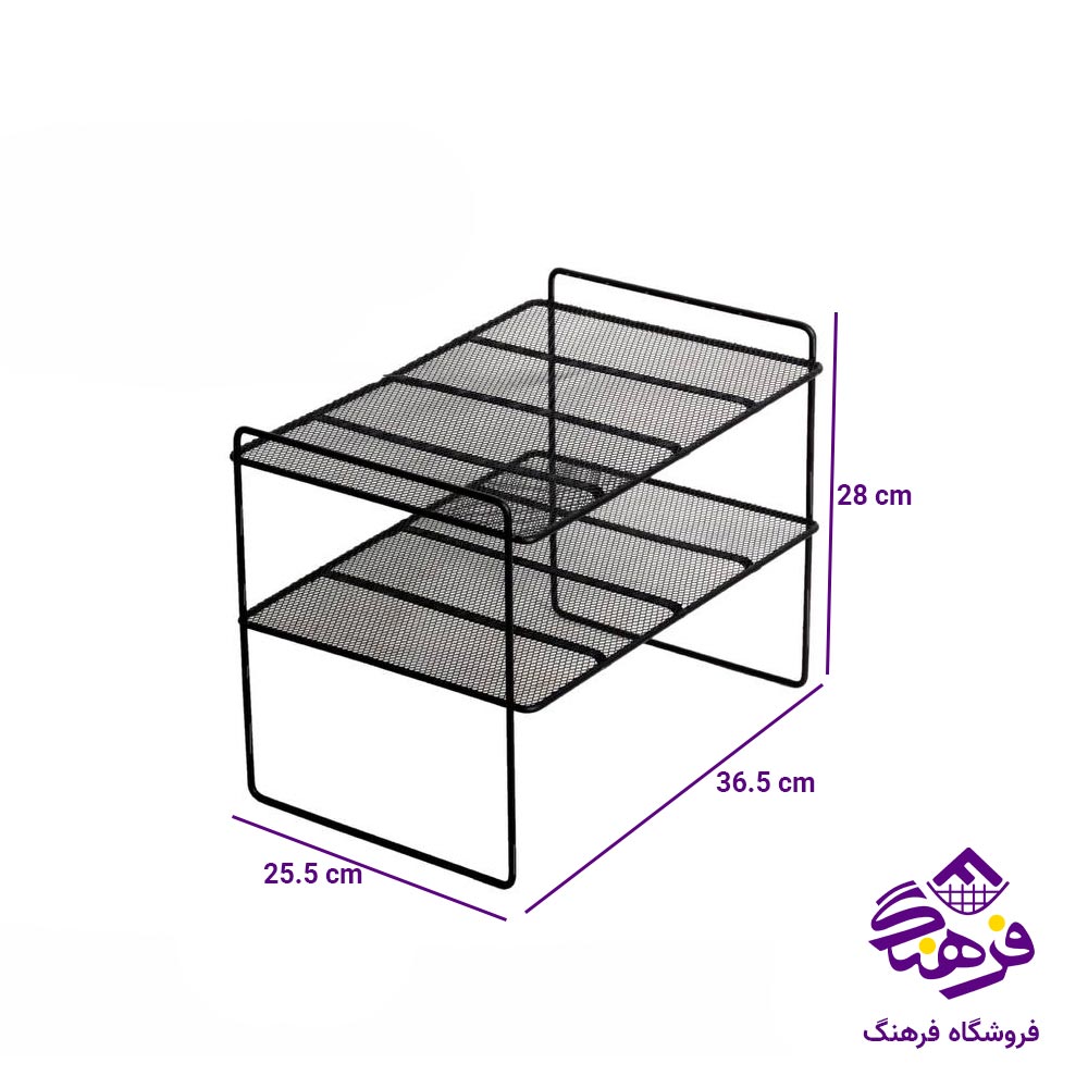 راف طاقچه مرولین 2 طبقه یک عددی 40312