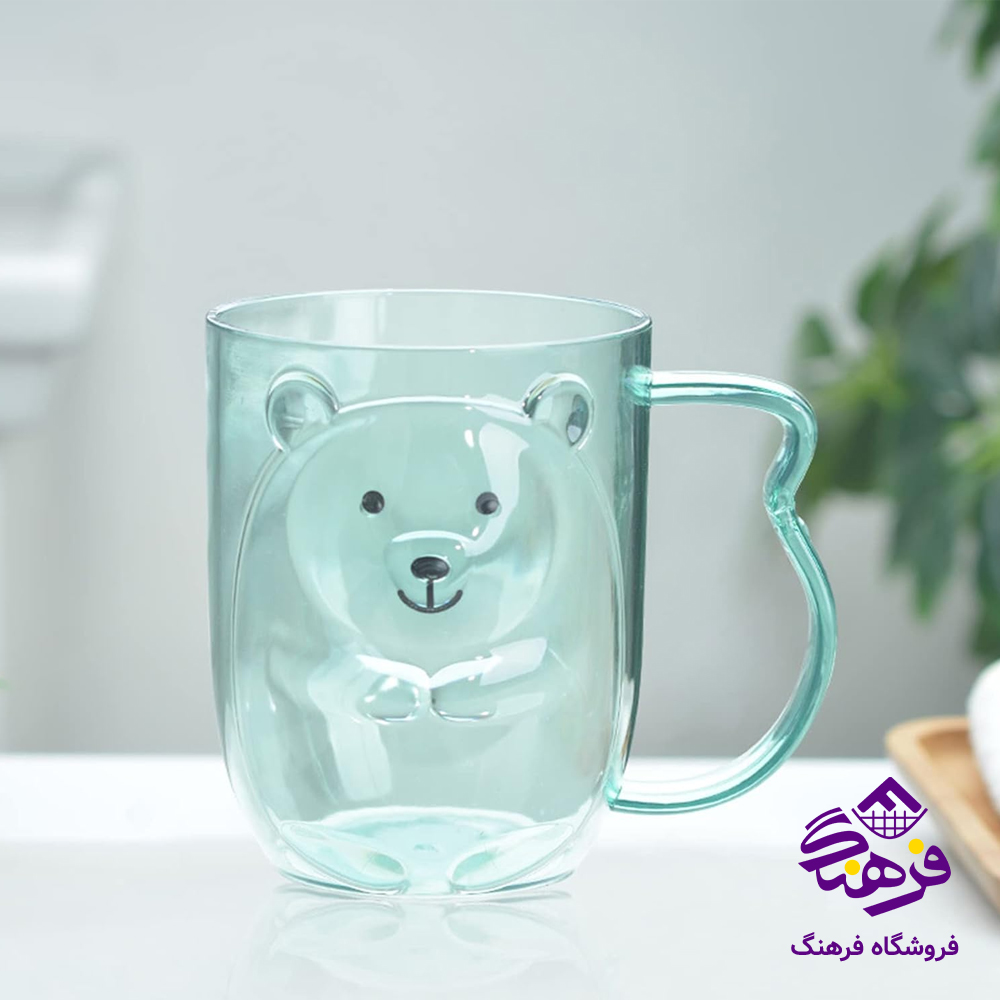 لیوان زیبا خرسی
